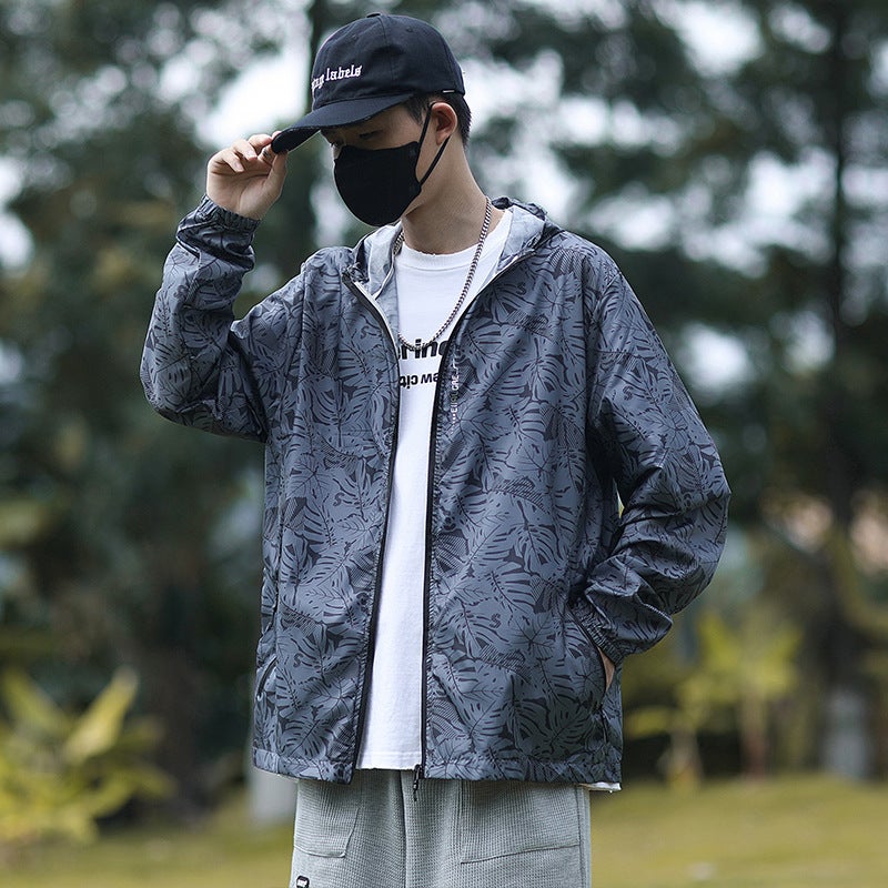Sun Protection Clothing For Men Summer Sun Protection Clothing For Men Student Couple Hooded Outdoor Fishing Jacket Ultra-Thin - Image 2