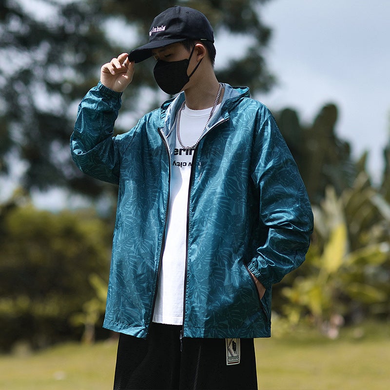 Sun Protection Clothing For Men Summer Sun Protection Clothing For Men Student Couple Hooded Outdoor Fishing Jacket Ultra-Thin - Image 3