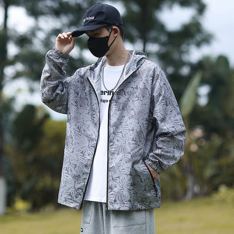 Sun Protection Clothing For Men Summer Sun Protection Clothing For Men Student Couple Hooded Outdoor Fishing Jacket Ultra-Thin - Image 5