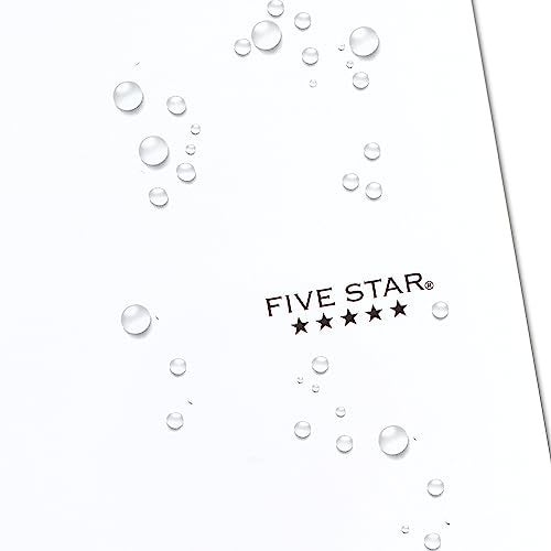 Five Star Spiral Notebooks + Study App, 2 Pack, 1 Subject, College Ruled Paper, 200 Sheets, 11" x 8-1/2", White, Amethyst Purple (820186-ECM) - Image 5