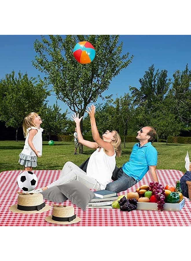 erorex EROREX AHLAN Extra Large Family Picnic,2m*2m Outdoor Beach Blanket, Portable Foldable Picnic Blankets Waterproof Sandproof with Tote, Picnic Mat for Camping/Travel/Hiking on Grass (1) - Image 3
