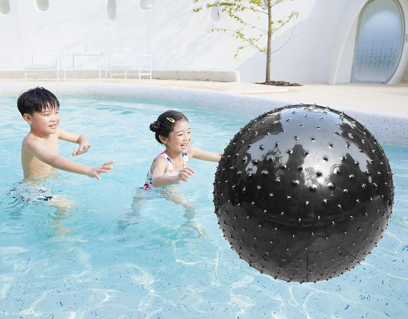penepico Large Sensory Massage Ball for Kids, 33.5" 85cm Bouncy Exercise Ball, Big Inflatable Ball with Tactile Stimulation Spikes, Outdoor Yoga Ball, Large Beach Ball - Image 2