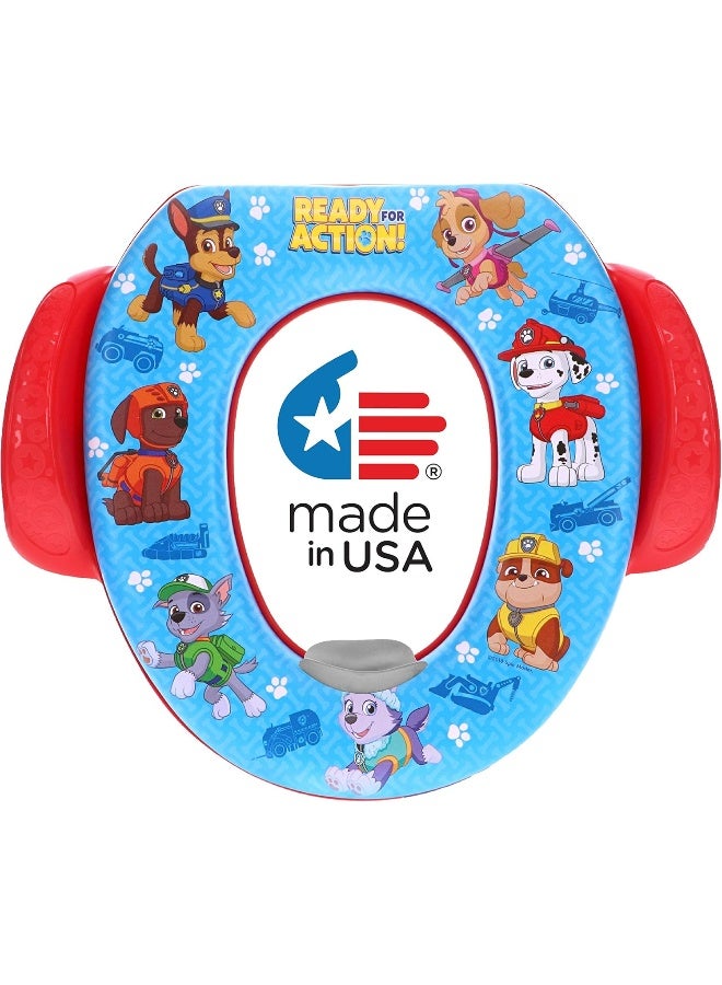 Nickelodeon PAW Patrol "Rescue Pups" Soft Potty Seat and Potty Training Seat - Soft Cushion, Baby Potty Training, Safe, Easy to Clean - Image 1