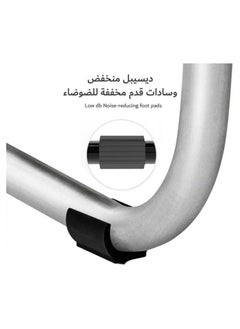 ماركة غير محددة سرير ترامبولين داخلي منزلي مع شبكة حماية للأطفال، مقاس 140 سم × 140 سم × 120 سم، أصفر  - Image 3