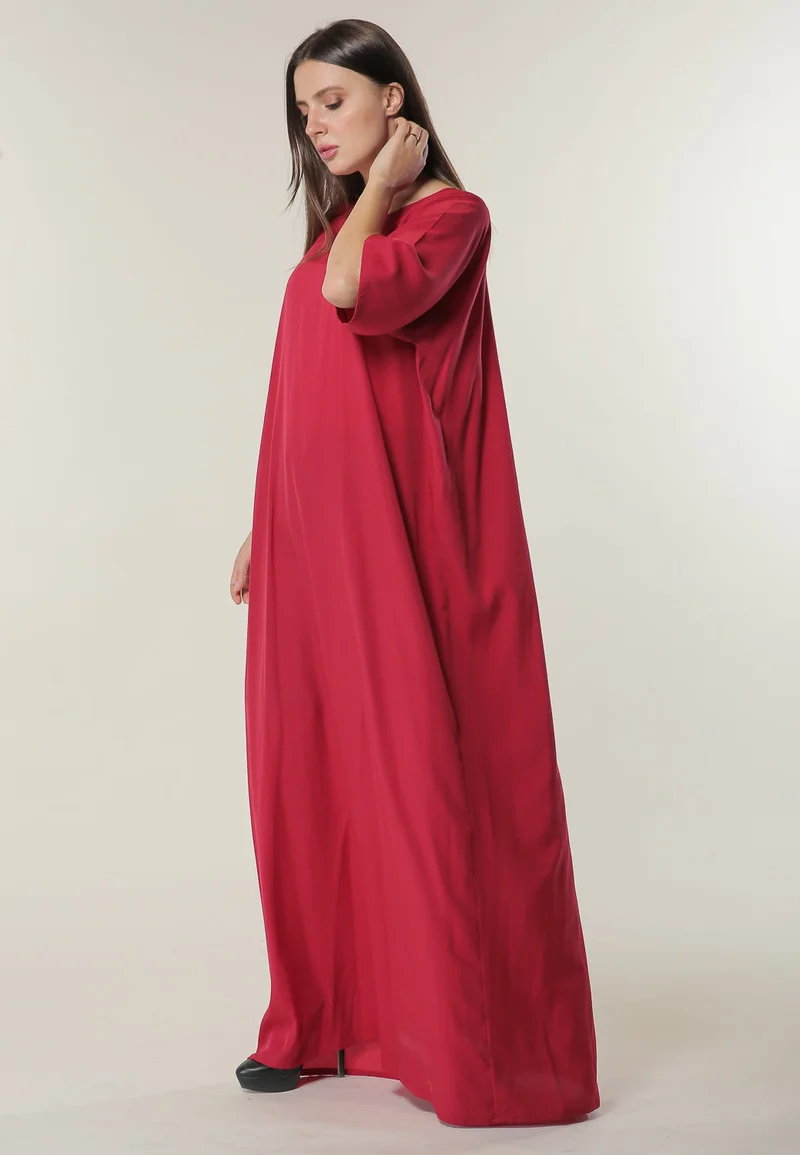Moistreet  Elegant Crew Neck Casual Abaya for Women | Best Price UAE