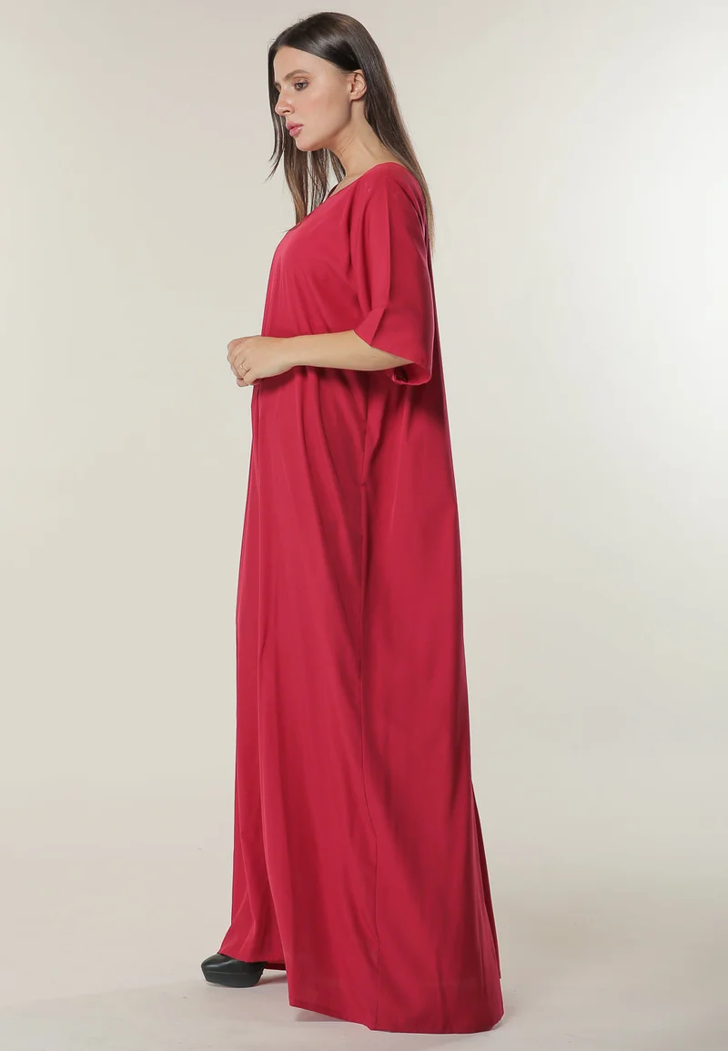 Moistreet  Elegant Crew Neck Casual Abaya for Women | Best Price UAE