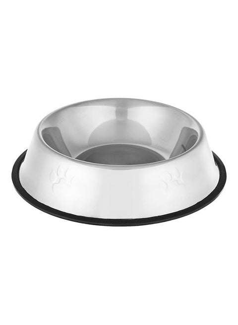 طبق طعام ستانلس للكلاب والقطط - ‎19.6 x 19.4 x 5.3 سم