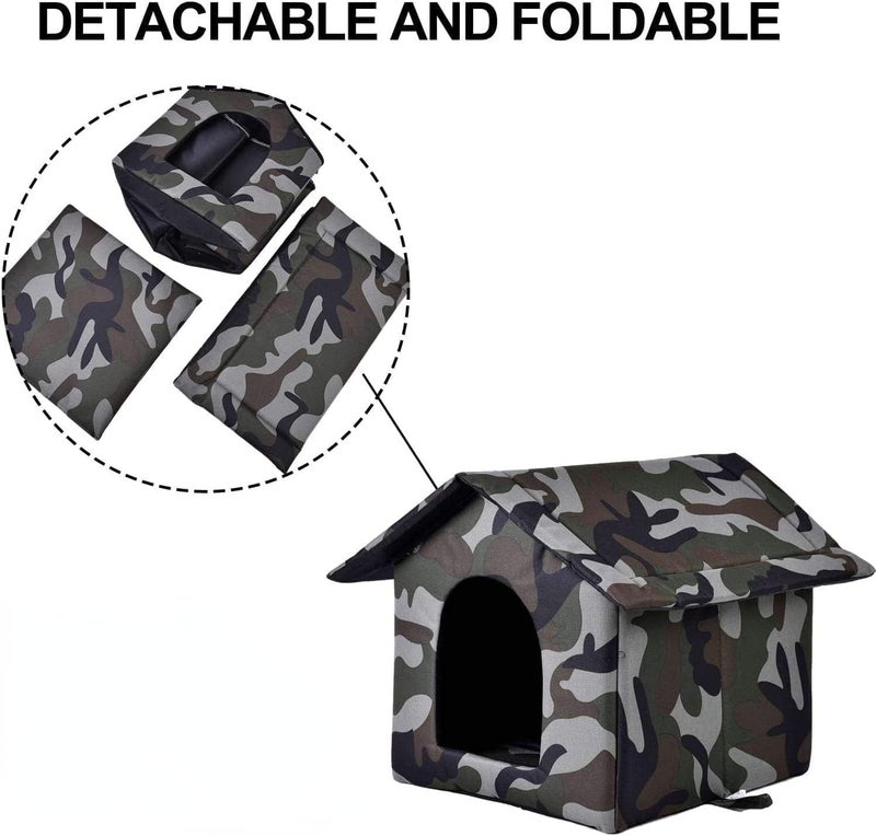 KOZI PET Soft & Light Weight Designer Luxurious Foldable Pet Tent/Kennel/House/Hut for Cats/Kitten/Puppies & Dogs (S) 17 * 16 * 16 inch - Image 5