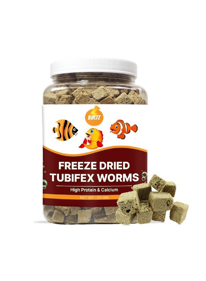 Boltze طعام أسماك توبيفكس المجفف بالتجميد 50 جرام لجميع مراحل الحياة طعام أسماك الأحواض المائية (50 جرام) - Image 1