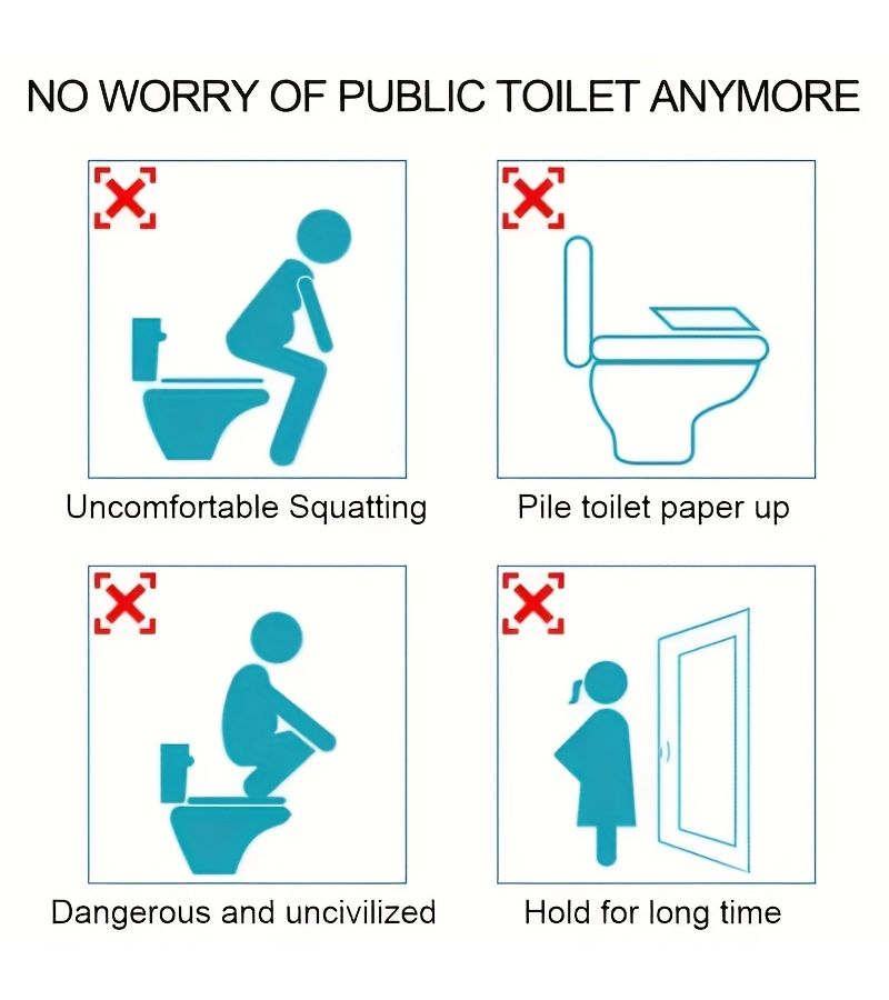 Flushable Toilet Seat Covers Pack Of 10 - Image 5