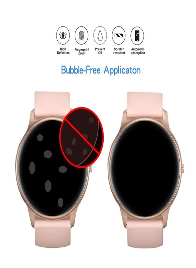 MIHENCE HD Screen Protector Compatible for Parsonver SR1 1.32” Round Smart Watch, Full Coverage TPU Protective Film (6PCS) - Image 5