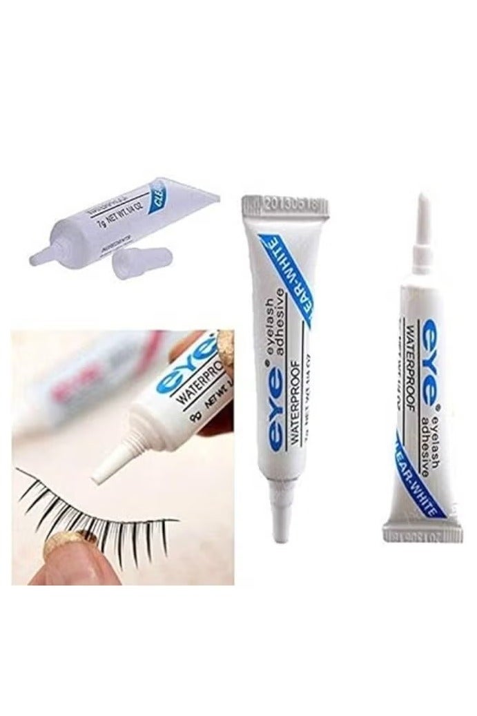 Eye Waterproof Adhesive Eyelashes Glue White - Image 3