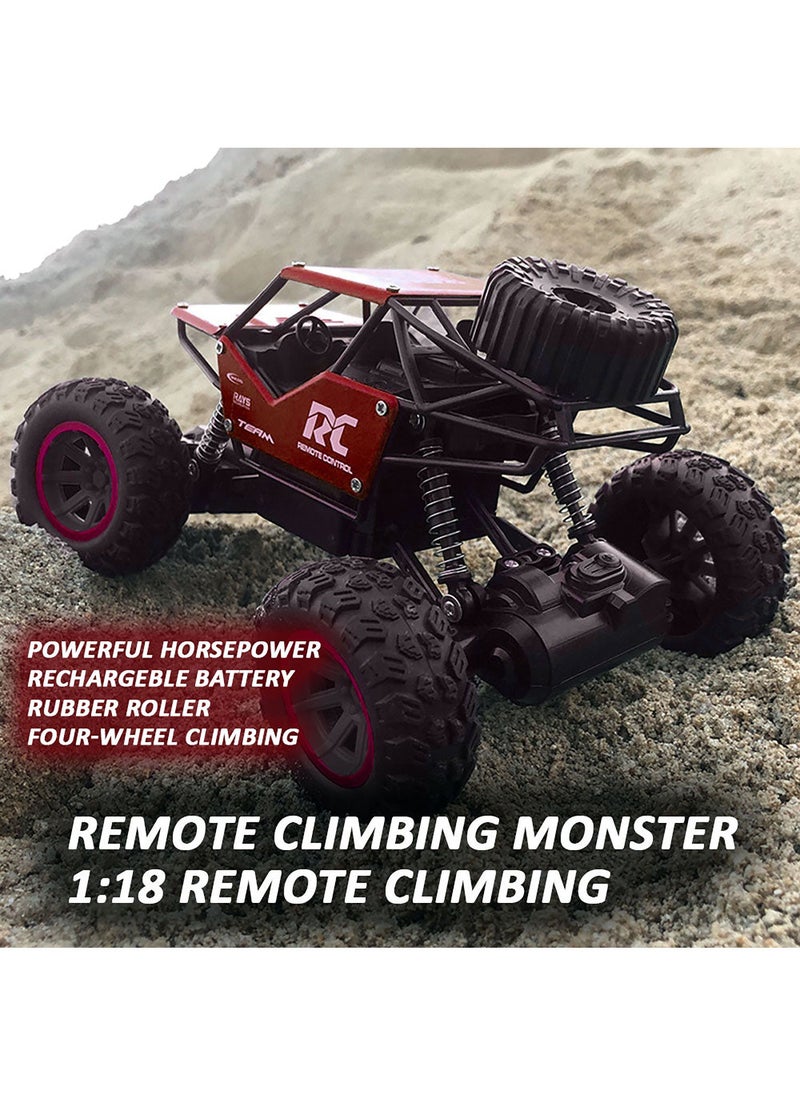 KIDWALA Remote Control 2.4Ghz RC Truck 4WD Powerful Rock Crawler Off Road Toys for Boys Red - Image 5