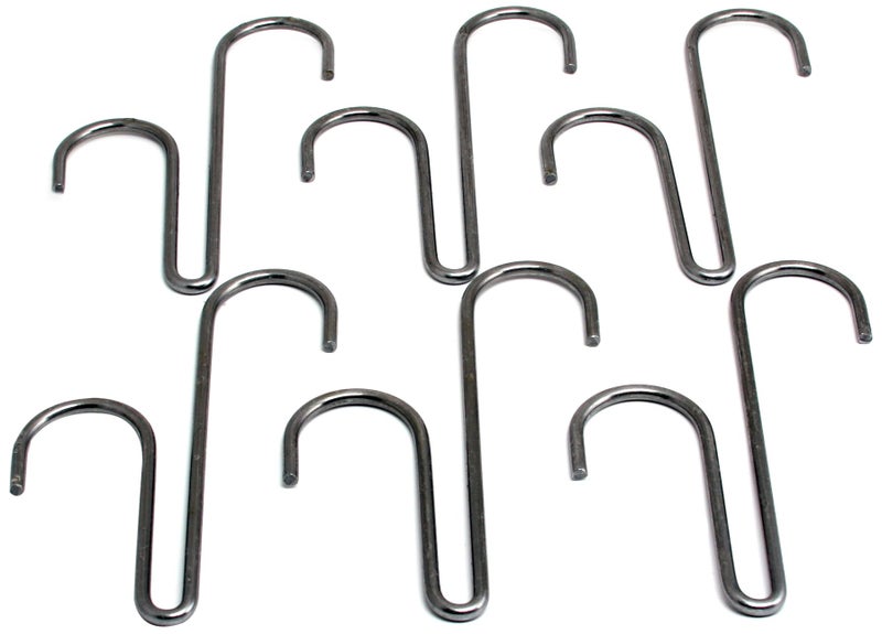 Enclume Double Level Hook Set of 6 Use with Pot Racks Hammered Steel