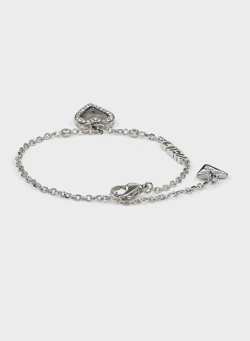 GUESS Single Heart Chain Bracelet - Image 2