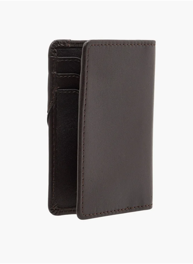 Lee Cooper Men's Solid Bi-Fold Cardholder