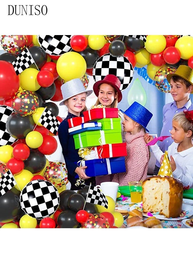 DUNISO 126 pcs Black and Gold Balloons Garland Arch Kit Black Metal Gold and Metallic Confetti Gold Balloons for Shower Birthday Wedding Bachelorette Party Decorations Supplies Anniversary - Image 2