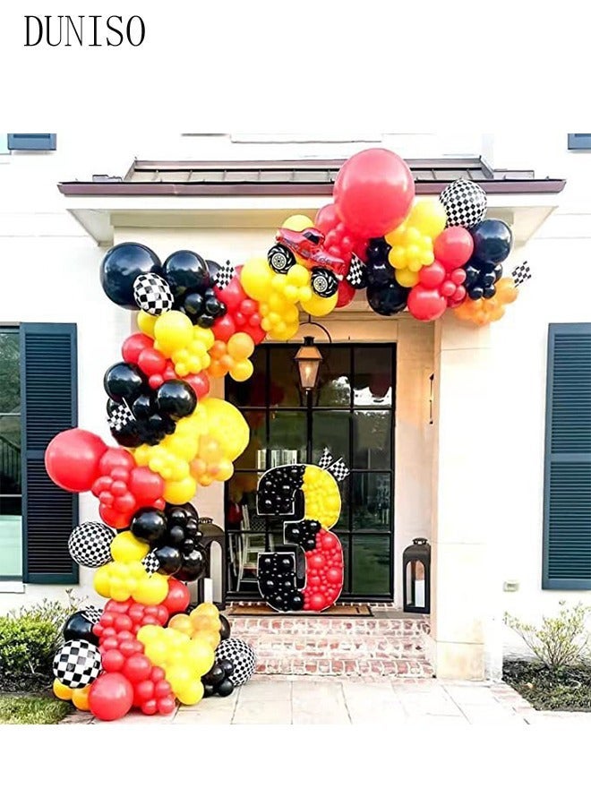 DUNISO 126 pcs Black and Gold Balloons Garland Arch Kit Black Metal Gold and Metallic Confetti Gold Balloons for Shower Birthday Wedding Bachelorette Party Decorations Supplies Anniversary - Image 4