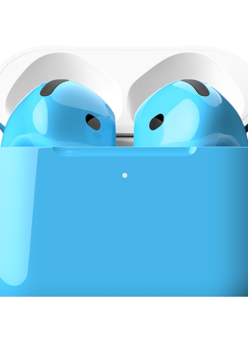 Craft Merlin Craft Customized Apple AirPods 4 ANC Wireless Earbuds – Arctic Blue - Image 2