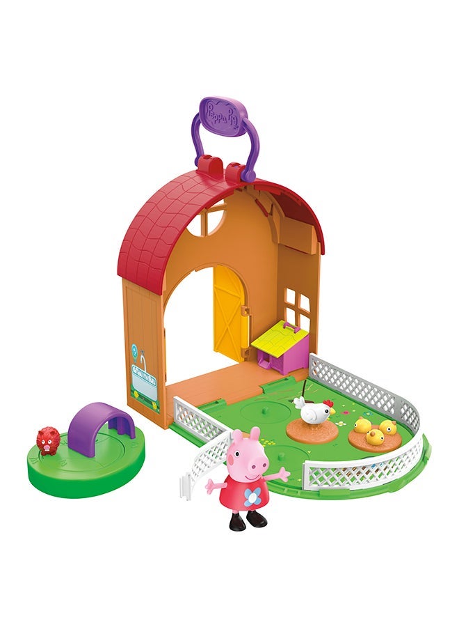 NIBEMINENT Peppa’s Adventures Petting Farm Fun Playset Preschool Toy, Includes 1 Figure And 4 Accessories, Ages 3 Up - Image 3