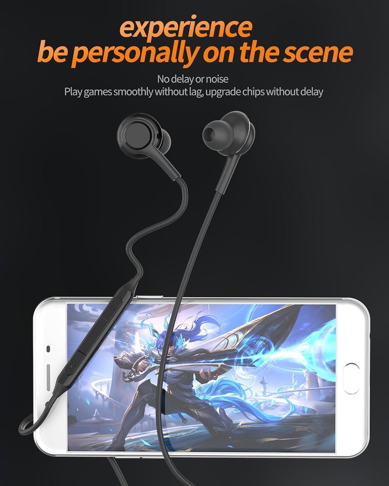 WASRUYI 3.5mm Jack Wired Earbuds Earphones with Microphone(2 Pack) Gaming Noise Cancelling in-Ear Headset aux Audio PC Laptop MacBook Compatible for Samsung Android Phone Computer Audífonos HiFi Stereo Music - Image 3