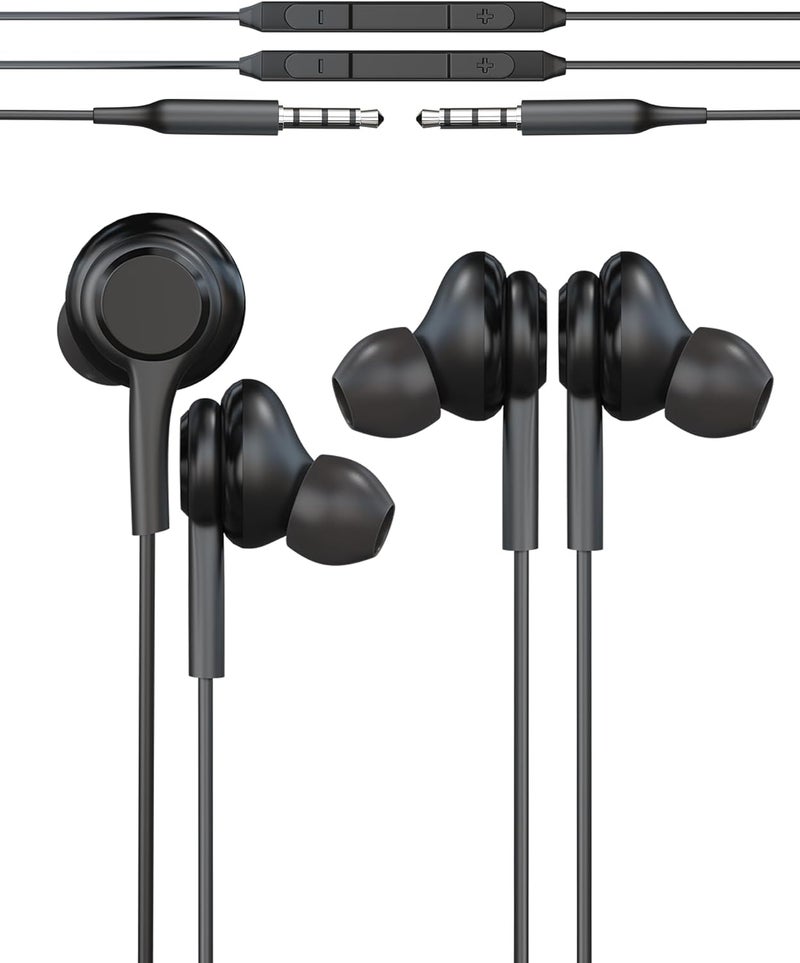 WASRUYI 3.5mm Jack Wired Earbuds Earphones with Microphone(2 Pack) Gaming Noise Cancelling in-Ear Headset aux Audio PC Laptop MacBook Compatible for Samsung Android Phone Computer Audífonos HiFi Stereo Music - Image 1