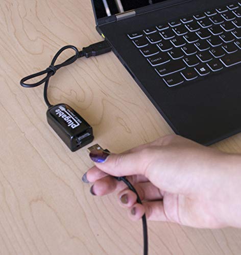 Plugable 2-in-1 USB Splitter with Dual USB 2.0 Ports, Compatible with Windows, Linux, macOS, Chrome OS, USB Multiport Hub for Laptops - Image 2