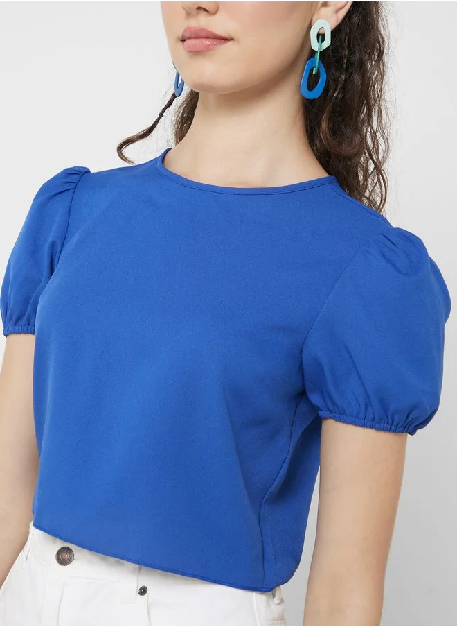 Ginger Urban Minx Puff Sleeve Top