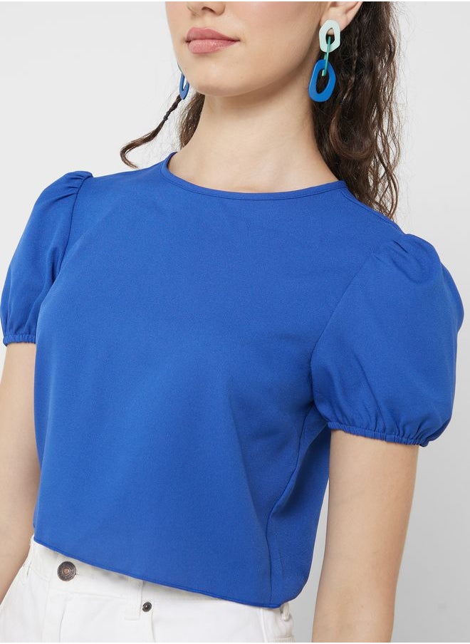 Ginger - Urban Minx Puff Sleeve Top - Image 1