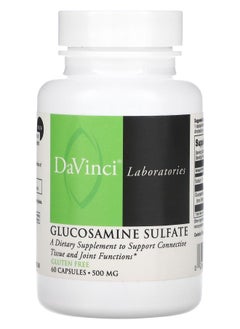 DaVinci Laboratories of Vermont Glucosamine Sulfate 500 mg 60 Capsules 