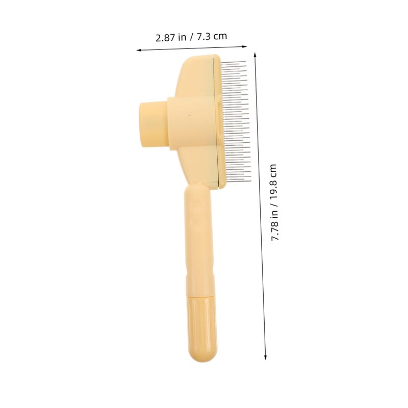 Ergonomic Cat Grooming Comb with Massage Function Easy Shedding Brush Detangling Fur - Image 3