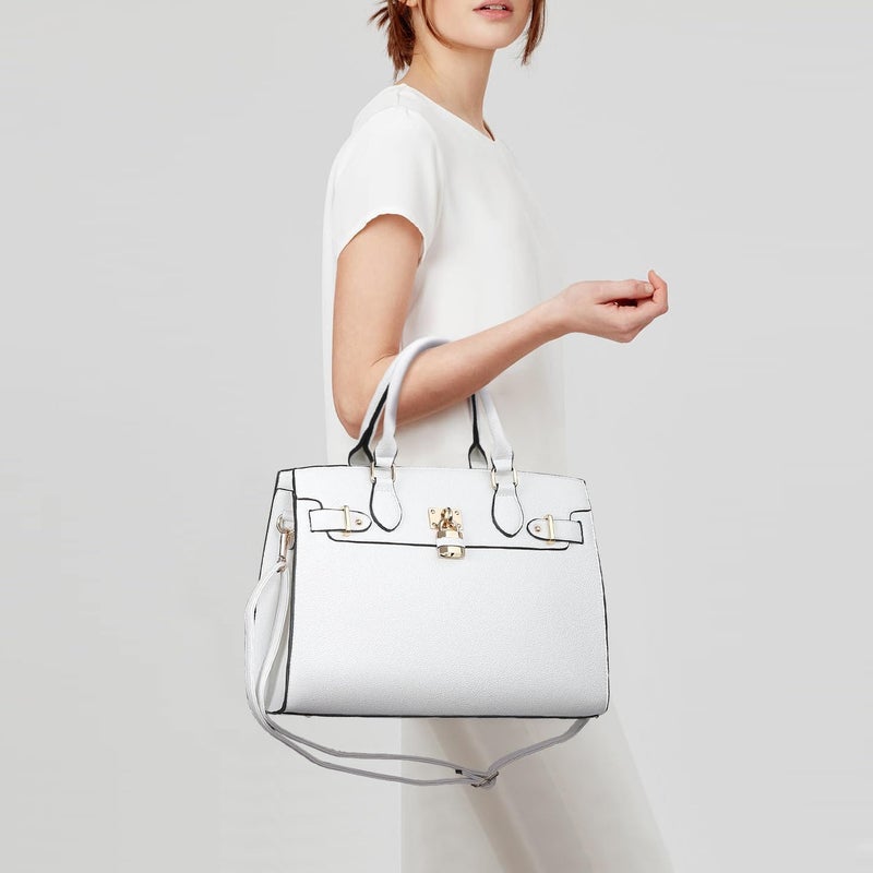 Dasein Women Handbags and Purses Ladies Shoulder Bag Top Handle Satchel Tote Work Bag with Wallet - Image 2