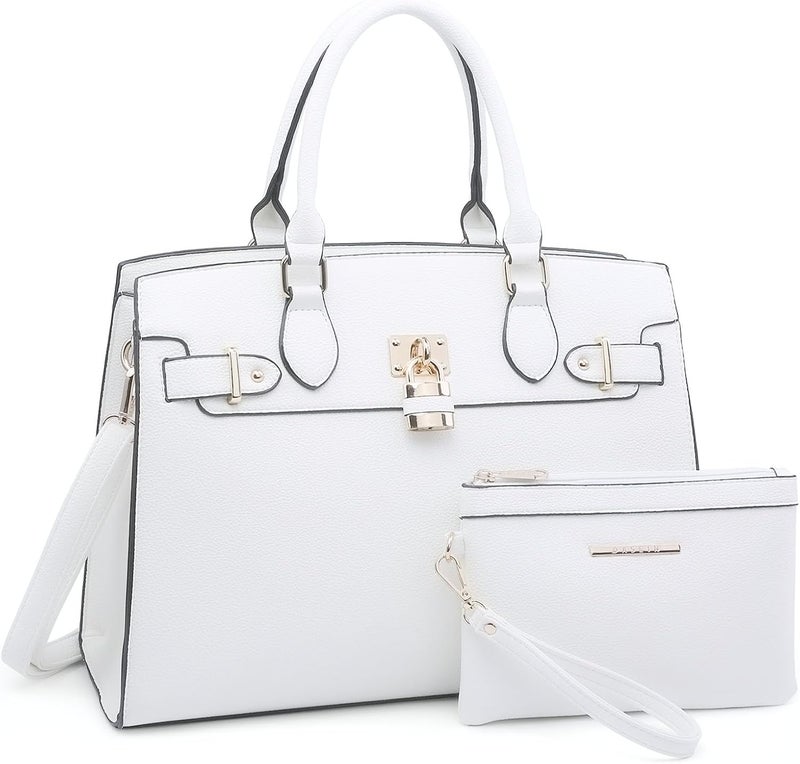 Dasein Women Handbags and Purses Ladies Shoulder Bag Top Handle Satchel Tote Work Bag with Wallet - Image 1