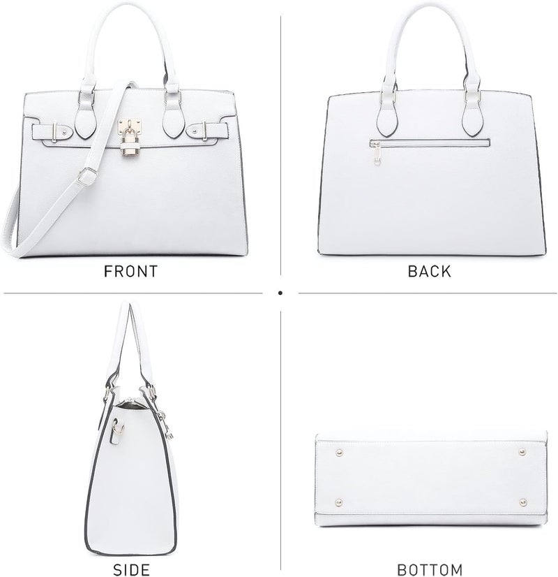 Dasein Women Handbags and Purses Ladies Shoulder Bag Top Handle Satchel Tote Work Bag with Wallet - Image 3