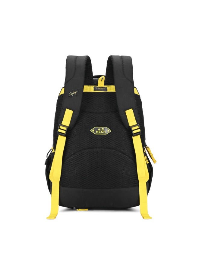 Skybags - SKYBAGS KLAN PLUS 07 Unisex Black School Backpack - SK BPKPLS7BLK - Image 1