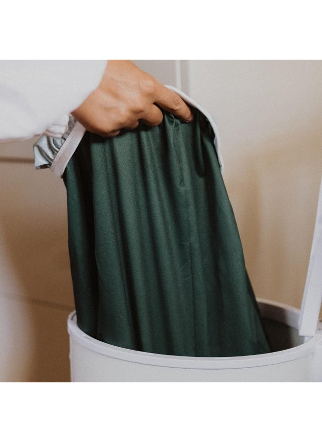 Nora's Nursery - Nora's Nursery Pail Liner for Cloth Diapers - Reusable and Washable - Fits all Standard Diaper Pails - Waterproof Pail Liner with Strap for Diaper Pails, Laundry & Kitchen Garbage Cans (Forest - 2 Pk) - Image 1