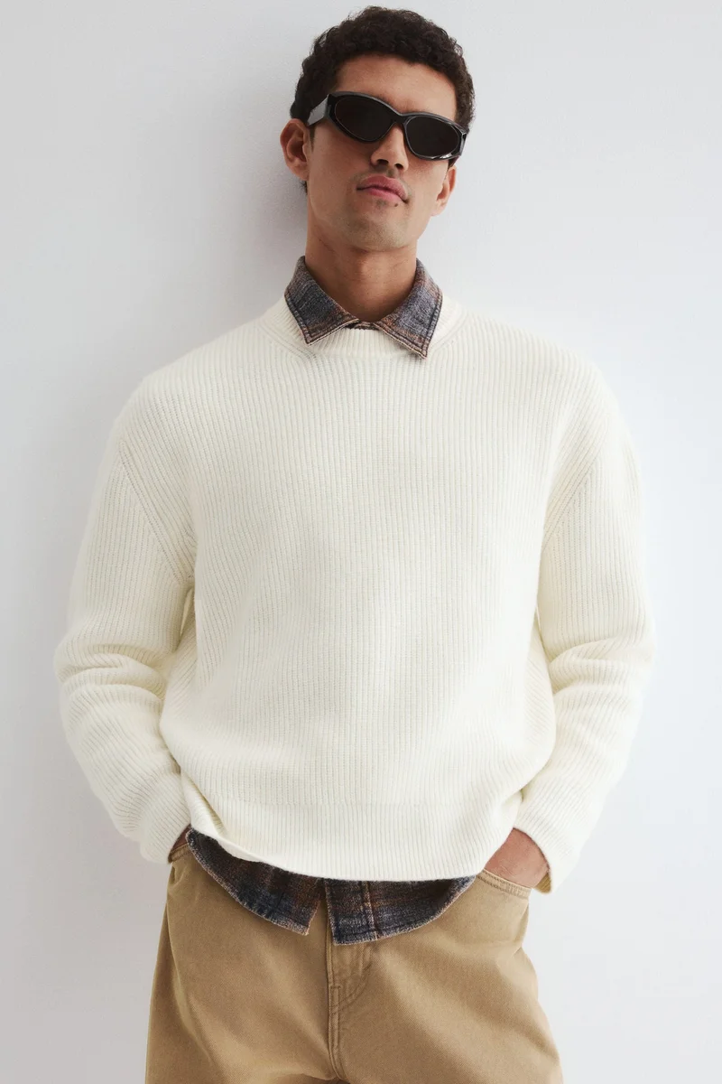 H&M Loose Fit Rib-knit jumper