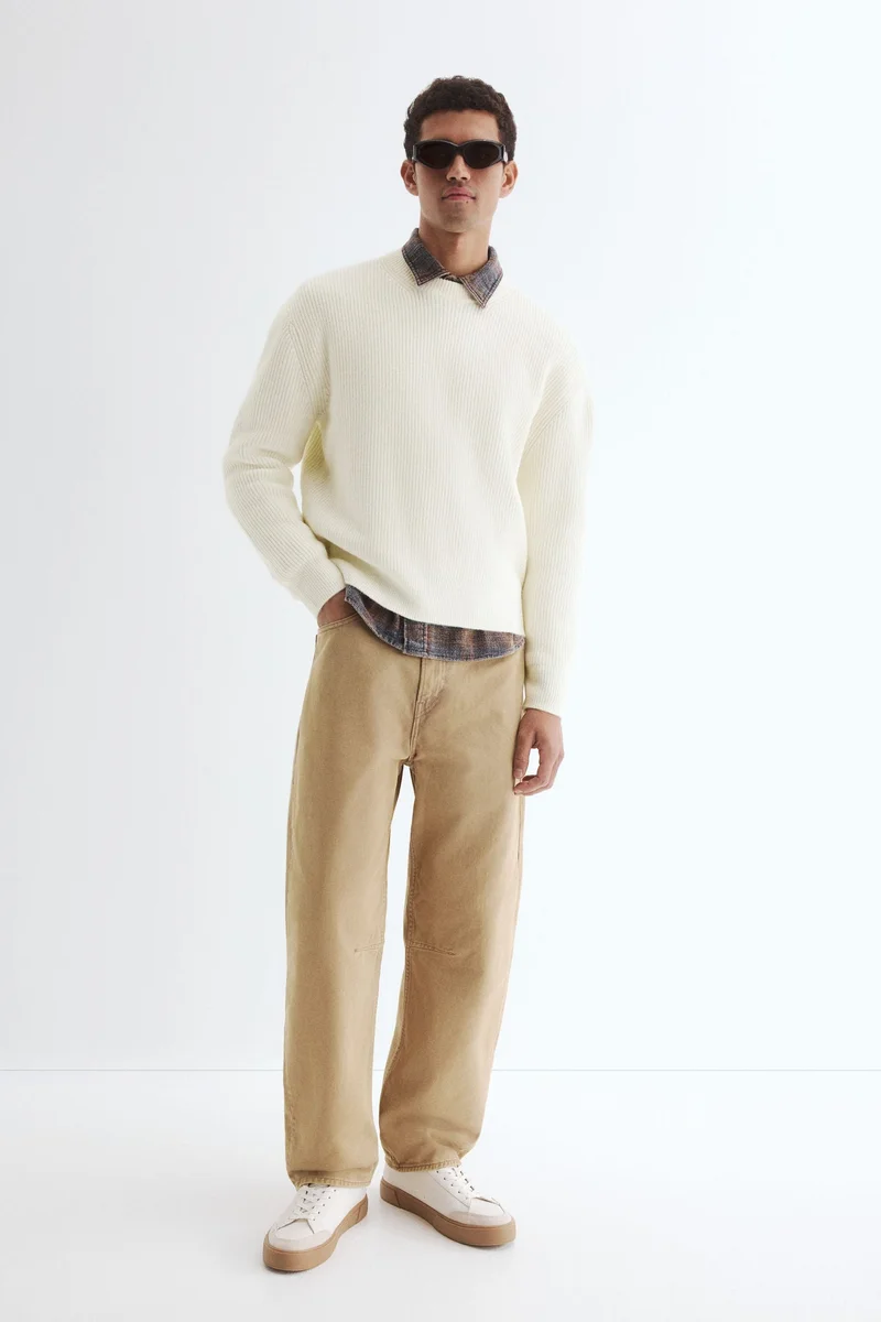 H&M Loose Fit Rib-knit jumper