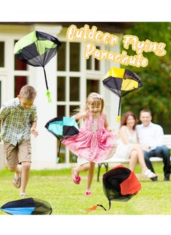 Daytoyz 12 Pcs Parachute Toy,Tangle Free Outdoor Flying Parachute,Hand Throw Flying Toys for Children's,Kids,Boys,Girls,Gifts,Party Favors,No Battery nor Assembly Required  - Image 5