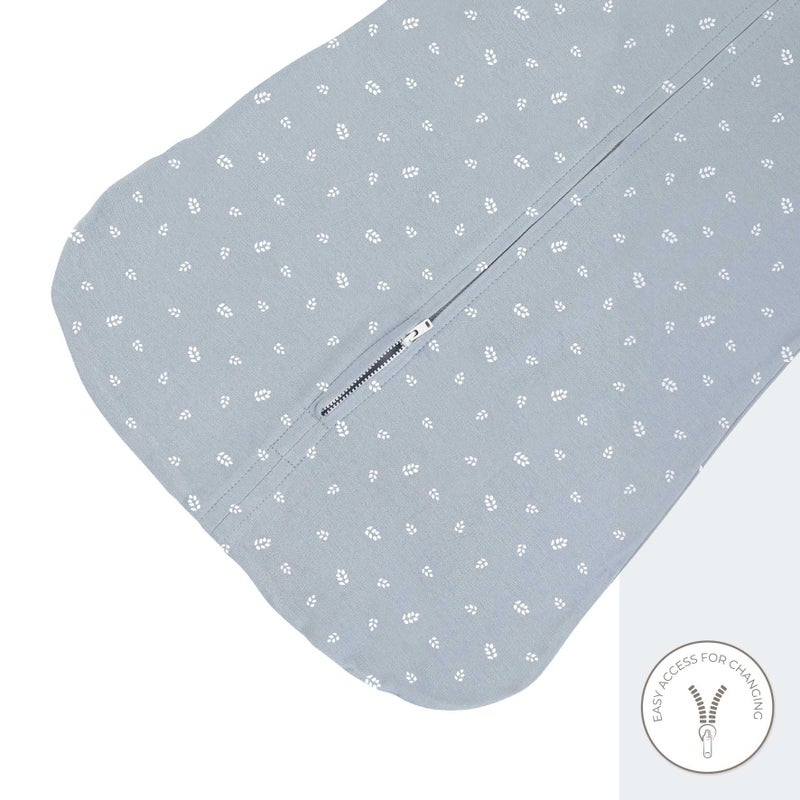 Ely's & Co. 100% Cotton Wearable Blanket Baby Sleep Bag 2 Pack (12-18 Months, Blue) - Image 4