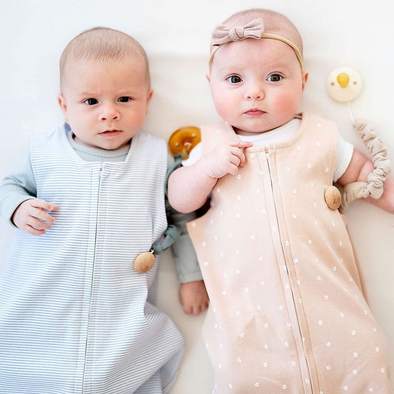 Ely's & Co. 100% Cotton Wearable Blanket Baby Sleep Bag 2 Pack (12-18 Months, Blue) - Image 5