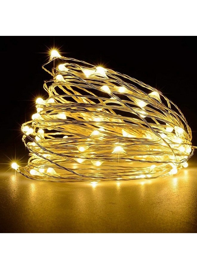 fizzytech Copper Fairy String Lights with USB Cable for Home Decoration(Copper-10 Meters 100 Led Warm White) - Image 1