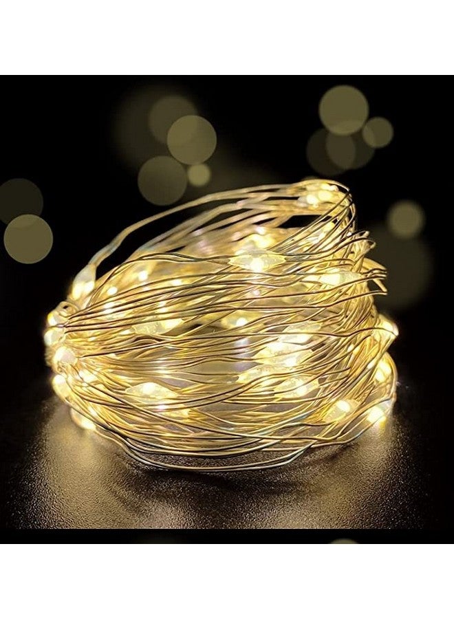 fizzytech Copper Fairy String Lights with USB Cable for Home Decoration(Copper-10 Meters 100 Led Warm White) - Image 4