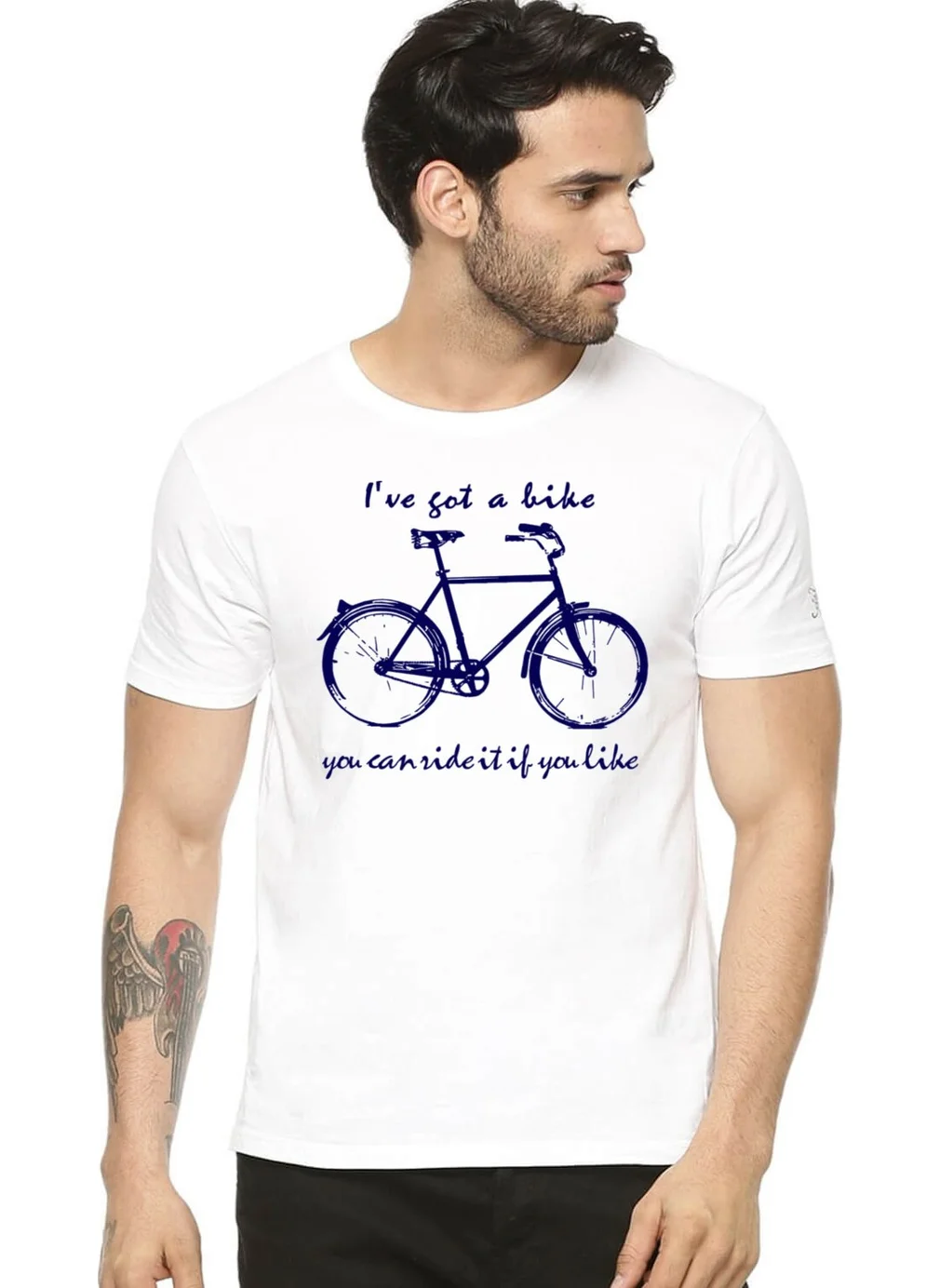 روك اند رول My Bike White Short Sleeve T-Shirt