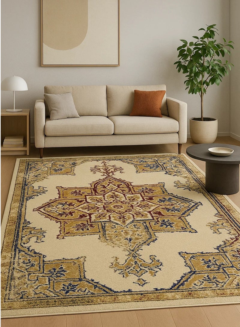 لوفت بريستول، سجادة أريكة، سجادة غرفة معيشة حديثة، سجادات أرضية ناعمة، وسائد سجادة، سجادة أريكة غير قابلة للانزلاق، سجادة غرفة معيشة قابلة للغسل، مقاس 200*285 سم، متعدد الألوان-2163-CG1-Y - Image 1