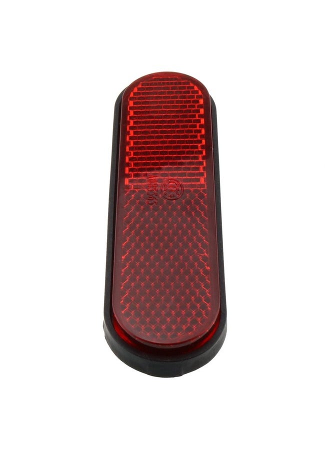 LUORNG - 2Pcs Double Sided Adhesive Bicycle Pedal Reflector 101X30Mm Red Elliptic Type Night Safety Warning Pedal Reflective Sheet - Image 1