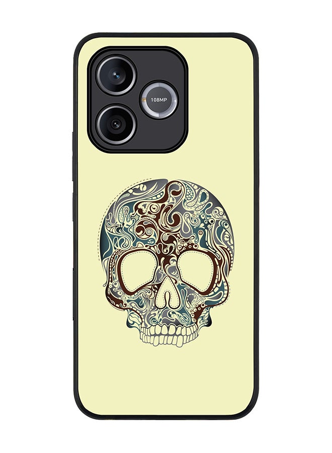 Stylizedd For Honor 600 Lite / 500 Smart / Honor X80i Case,Slim fit Camera Protection, Shockproof Thin Phone cover  - Skully Tattoo - Image 1