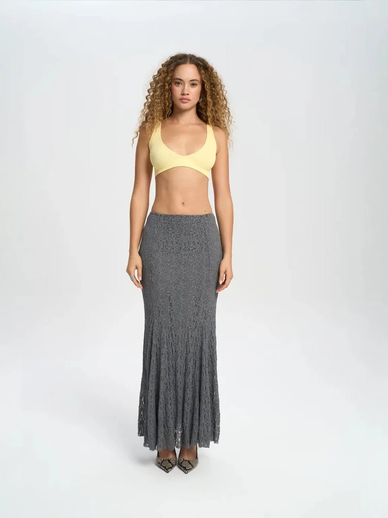Mai Collection MAI STUDIOS Veylia Maxi Lace Skirt