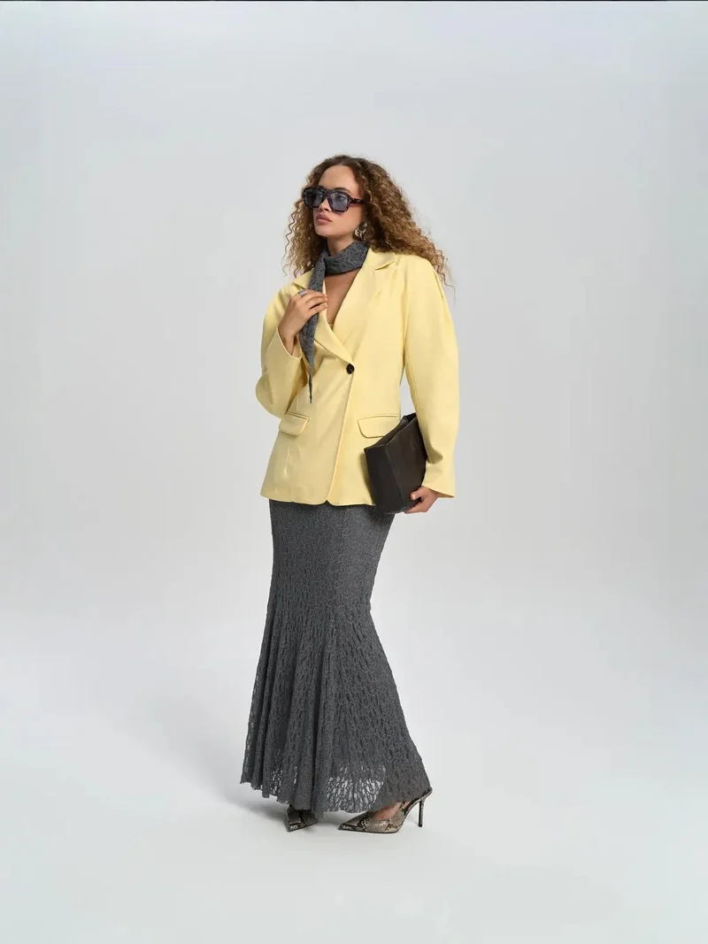Mai Collection MAI STUDIOS Veylia Maxi Lace Skirt