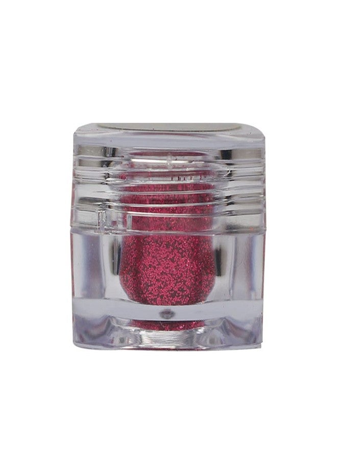 Veoni Belle Sparkle Glitter Powder Eyeshadow shimmer for eye makeup - Dark Pink - Image 1